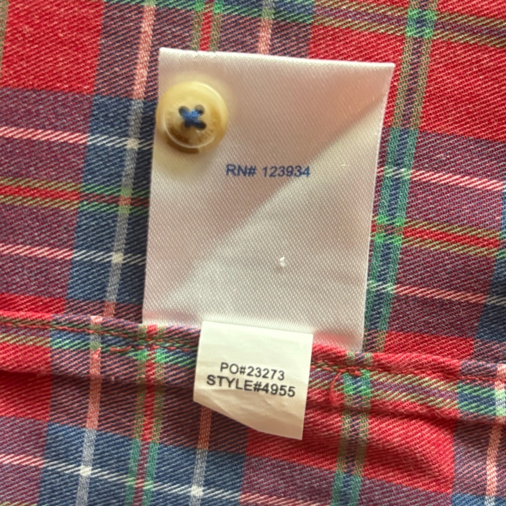 Southern Tide Plaid Shirt Dress – Size S - Picture 7 of 8